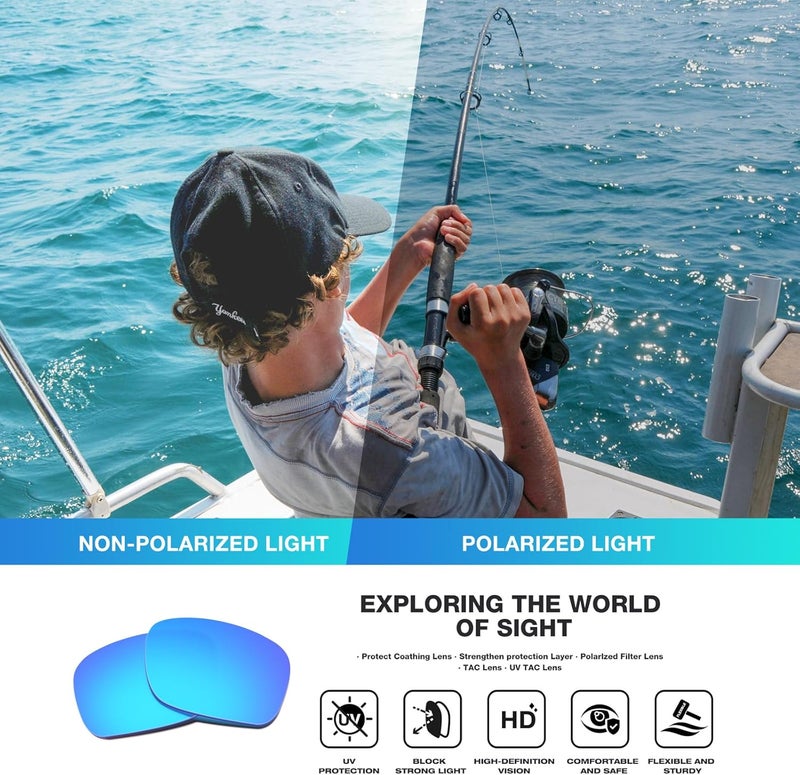 RIVBOS Polarized Sunglasses UV400 Protection for Men's and Women's Fishing, Cycling, and Outdoor Activities RB832 - Image 4